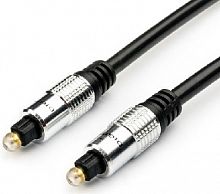 картинка аудиокабель atcom (at0704) аудио-кабель оптич.3 m (toslink, silver head) от магазина Tovar-RF.ru