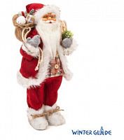картинка Новогоднее украшение WINTER GLADE Санта Клаус 46 см M97 (6) от магазина Tovar-RF.ru
