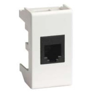 картинка Dkc 45078 Ком.роз. RJ45 кат.6A, 8P8C, Viva, белая, 1мод от магазина Tovar-RF.ru