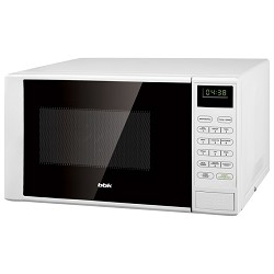 картинка bbk 20mwg-735s/w (w) микроволновая печь, 20 л, 700 вт, белый   от магазина Tovar-RF.ru