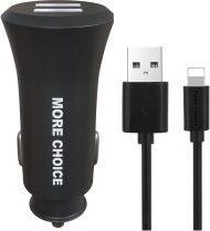 картинка азу more choice (4627151192109) ac23i 2usb 2.4a для 8-pin black от магазина Tovar-RF.ru являющимся официальным дистрибьютором в России картинка азу more choice (4627151192109) ac23i 2usb 2.4a для 8-pin black от магазина Tovar-RF.ru