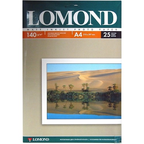 картинка Фотобумага LOMOND Односторонняя Матовая 140г/м2, A4(21x29см) 25л. магазин Tovar-RF.ru являющийся официальным дистрибьютором в России картинка Фотобумага LOMOND Односторонняя Матовая 140г/м2, A4(21x29см) 25л. от магазина Tovar-RF.ru