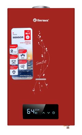 картинка водонагреватель газ. thermex s 20 md (art red) магазин Tovar-RF.ru являющийся официальным дистрибьютором в России картинка водонагреватель газ. thermex s 20 md (art red) от магазина Tovar-RF.ru