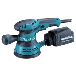 картинка Makita BO5040 Эксцентриковая шлифовальная машина [BO5040] {300Вт,ф125мм,12000об\м,ампл-2.8мм,1.4кг,кор,п\сборник,доп.рукоятка} от магазина Tovar-RF.ru