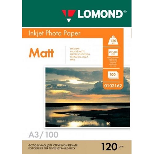 картинка Фотобумага Lomond 0102162 A3/120г/м2/100л./белый матовое для струйной печати магазин Tovar-RF.ru являющийся официальным дистрибьютором в России картинка Фотобумага Lomond 0102162 A3/120г/м2/100л./белый матовое для струйной печати от магазина Tovar-RF.ru