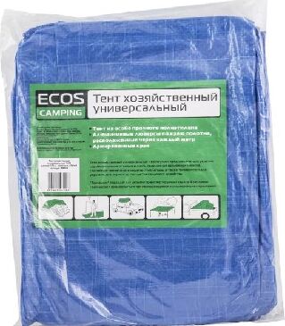 картинка товары для пикника экос t-4*4 тент хозяйственный универсальный 4*4м (999088)от магазина Tovar-RF.ru