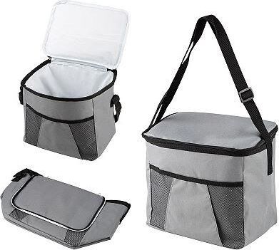 картинка термосумка ecos термосумка pc2201, 14л., р-р: 28x20x25см, цвет: серый 104834от магазина Tovar-RF.ru