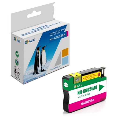 картинка картридж струйный g&g gg-cn055an пурпурный (14мл) для hp officejet 6100/6600/6700/7110/7510 магазин Tovar-RF.ru являющийся официальным дистрибьютором в России картинка картридж струйный g&g gg-cn055an пурпурный (14мл) для hp officejet 6100/6600/6700/7110/7510 от магазина Tovar-RF.ru