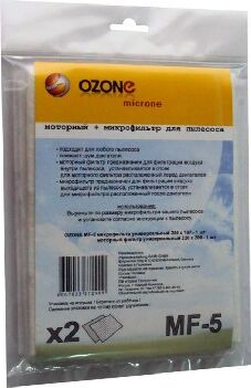 картинка аксессуары д/пылесосов ozone mf-5 от магазина Tovar-RF.ru