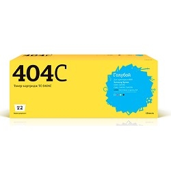 картинка t2 clt-c404s картридж tc-s404c для samsung xpress sl-c430/c430w/c480/c480w/c480fw (1000стр.) голубой, с чипом от магазина Tovar-RF.ru