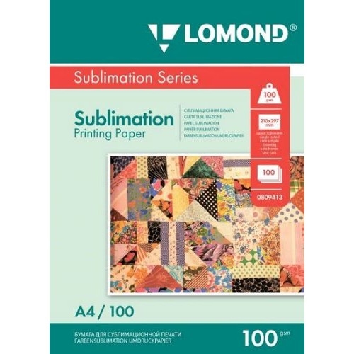 картинка Lomond 0809413 бумага сублимационная, для струйной печати, А4, 100 Г/М2, 100 л  от магазина Tovar-RF.ru