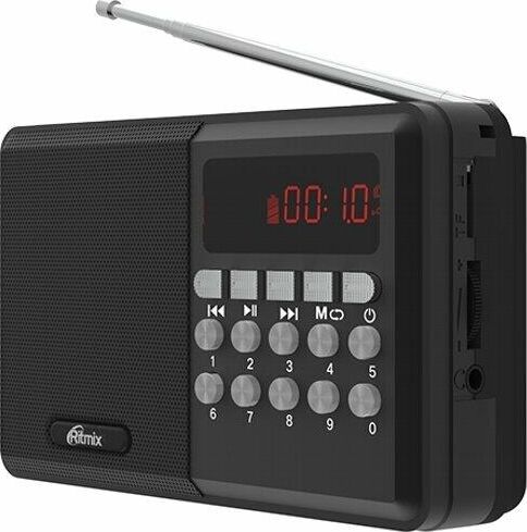 картинка радиоприемник ritmix rpr-001, черный магазин Tovar-RF.ru являющийся официальным дистрибьютором в России картинка радиоприемник ritmix rpr-001, черный от магазина Tovar-RF.ru