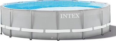 картинка бассейн каркасный призматический intex бассейн каркасный призматический (фильтр-насос), 3,05м x 76см, 26702np 049-014от магазина Tovar-RF.ru