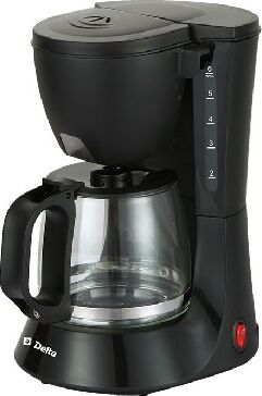 картинка кофеварка delta dl-8153 black магазин Tovar-RF.ru являющийся официальным дистрибьютором в России картинка кофеварка delta dl-8153 black от магазина Tovar-RF.ru