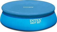картинка тент для надувного бассейна intex тент для надувного бассейна easy set 376 см (выступ 30 см) .(в коробке) . арт. 28026от магазина Tovar-RF.ru