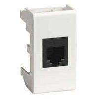 картинка Dkc 45078 Ком.роз. RJ45 кат.6A, 8P8C, Viva, белая, 1мод от магазина Tovar-RF.ru