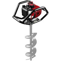 картинка Зубр [МБ2-250] Мотобур (бензобур) { d=60-250 мм, 52 см3, 2 оператора } от магазина Tovar-RF.ru