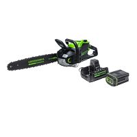 картинка GreenWorks GD82CS51K2 Цепная пила аккумуляторная, 82V, 51 см, бесщеточная, с 1хАКБ 5 Ач. и ЗУ [2008307UB] от магазина Tovar-RF.ru