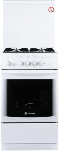 картинка плита газовая de luxe 5040.37г(кр) белый магазин Tovar-RF.ru являющийся официальным дистрибьютором в России картинка плита газовая de luxe 5040.37г(кр) белый от магазина Tovar-RF.ru