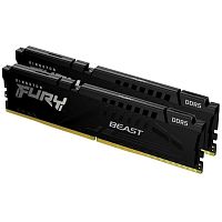 картинка kingston ddr5 dimm 64gb 5600mt/s cl40 (kit of 2) fury beast black kf556c40bb2k2-64 от магазина Tovar-RF.ru
