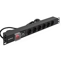 картинка exegate ex280833rus блок розеток exegate serverpro pdu-19h608 al-6s-eu2-sw-spd1, 19",1u,алюм, 6schuko, евровилка,2м,spd1 от магазина Tovar-RF.ru