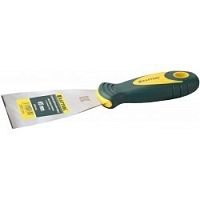 картинка Шпательная лопатка KRAFTOOL с 2-компонент ручк, профилиров нержав полотно, 50мм[10035-050] от магазина Tovar-RF.ru