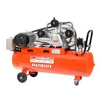 картинка patriot expert компрессор поршневой ременной [525306330] { ptr 100-670, 670 л/мин, 10 бар, 3000 вт, 100 л, быстросъемный 1/4" + "елочка", 380в } от магазина Tovar-RF.ru