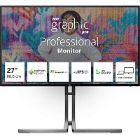 картинка lcd aoc 27" u27u3cv {ips 3840x2160 60hz 178/178 hdmi2.0 displayport1.2 usb usb-c rj45 has pivot vesa} от магазина Tovar-RF.ru