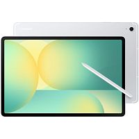 картинка samsung galaxy tab s10 fe+ sm-x626b 1580 (2.9) 8c ram12gb rom256gb 13.1" tft 2880x1800 5g esim android 15 серебристый 13mpix 12mpix bt wifi microsd 1tb 10090mah от магазина Tovar-RF.ru