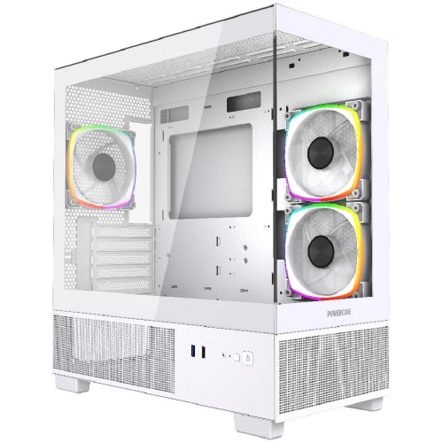 картинка Powercase Vision Micro M3W, Tempered Glass, 3x 120mm ARGB PWM Fan, белый, mATX (CVMMW-A3) магазин Tovar-RF.ru являющийся официальным дистрибьютором в России картинка Powercase Vision Micro M3W, Tempered Glass, 3x 120mm ARGB PWM Fan, белый, mATX (CVMMW-A3) от магазина Tovar-RF.ru