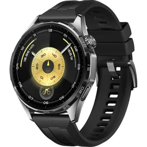 картинка умные часы huawei watch gt 6 black elast магазин Tovar-RF.ru являющийся официальным дистрибьютором в России картинка умные часы huawei watch gt 6 black elast от магазина Tovar-RF.ru
