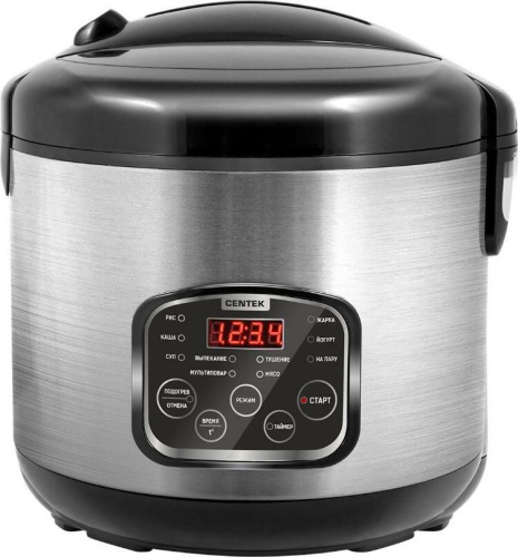 картинка мультиварка centek ct-1490 черный/стальной магазин Tovar-RF.ru являющийся официальным дистрибьютором в России картинка мультиварка centek ct-1490 черный/стальной от магазина Tovar-RF.ru