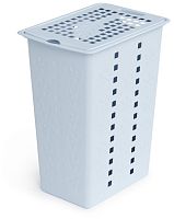 картинка Корзина для белья АЛЬТЕРНАТИВА М2444 Виолетта 30л (голубой) от магазина Tovar-RF.ru