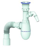 картинка Сантехническая арматура UNICORN В320V - сифон для мойки с прикручивающимся выпуском от магазина Tovar-RF.ru