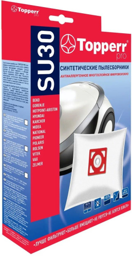 картинка topperr su 30 пылесборник синтетический для пылесоса gorenje, (тип:gb2,sukitbb ba0) 4 шт.+1ф.(r) магазин Tovar-RF.ru являющийся официальным дистрибьютором в России картинка topperr su 30 пылесборник синтетический для пылесоса gorenje, (тип:gb2,sukitbb ba0) 4 шт.+1ф.(r) от магазина Tovar-RF.ru