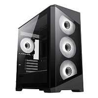 картинка gamemax корпус destroyer tgb без бп(matx, черн.,usb3.0, зак.стек., 4*120мм. argb , пыл.фильтр) от магазина Tovar-RF.ru