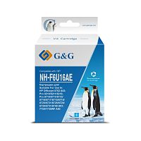 картинка картридж струйный g&g gg-f6u16ae f6u16ae голубой (26мл) для hp oj pro 7740/8210/8218/8710/8715 от магазина Tovar-RF.ru