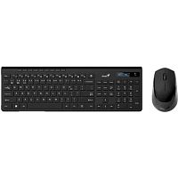 картинка клавиатура + мышь genius smart km-8230 black {usb,1 мини-ресивер на оба устройства,104 кл кнопка smartgenius,  мембранная,800-1600 dpi} [31340015408] от магазина Tovar-RF.ru