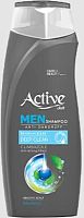 картинка Шампунь мужской ACTIVE Шампунь мужской против перхоти CARE & BEAUTY. С климбазолом и ментолом, 350 мл (512102057) от магазина Tovar-RF.ru