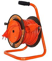 картинка Удлинитель GLANZEN EB-30-010, на катушке, с/з, 1 роз -30 м от магазина Tovar-RF.ru