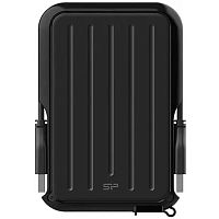 картинка silicon power portable hdd 5tb  armor a66 sp050tbphd66ls3k usb 3.0  2.5" черный от магазина Tovar-RF.ru