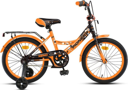 картинка велосипед pioneer nemo 18" orange-black магазин Tovar-RF.ru являющийся официальным дистрибьютором в России картинка велосипед pioneer nemo 18" orange-blackот магазина Tovar-RF.ru