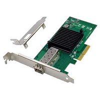картинка orient xwt-int520pe4 sfp, сетевая карта pci-ex4 v2.0 1xsfp+ 10gbe server nic, intel 82599en chipset, 10/1 гбит/с, 2 планки крепления в комплекте от магазина Tovar-RF.ru