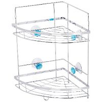 картинка РЫЖИЙ КОТ W2667 Полка угловая двухъярусная Бриллиант синий 310795 от магазина Tovar-RF.ru