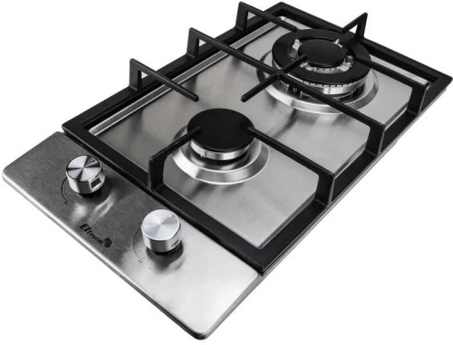 картинка варочная панель eltronic (33-18) 2 конфорки, нержавеющая сталь от магазина Tovar-RF.ru