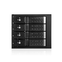 картинка procase t3-304-sata3-bk {hot-swap корзина 4 sata3/sas 6gb (черный) hotswap trayless aluminium mobie rack module (3x5,25) 1xfan 80x15mm} от магазина Tovar-RF.ru