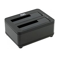 картинка agestar 3ubt8 black док-станция для hdd agestar 3ubt8 sata iii пластик/алюминий черный 2.5"/3.5" от магазина Tovar-RF.ru