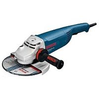 картинка Bosch GWS 24 - 230 JH Угловая шлифовальная машина [0601884203] {2400Вт, скорость вр.- 6500, д.диска-230, шпиндель-M 14, (Дополнительная рукоятка. Ключ, гайка. Картон)} от магазина Tovar-RF.ru
