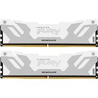 картинка память оперативная/ kingston 64gb 6400mt/s ddr5 cl32 dimm (kit of 2) fury renegade white xmp от магазина Tovar-RF.ru