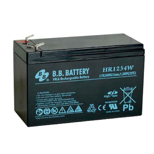 картинка акб b.b. battery hr 4-12 (12в 4ач) дхшхв 134х67х60 мм, масса 1.4 кг клеммы f2 {б0004667} от магазина Tovar-RF.ru